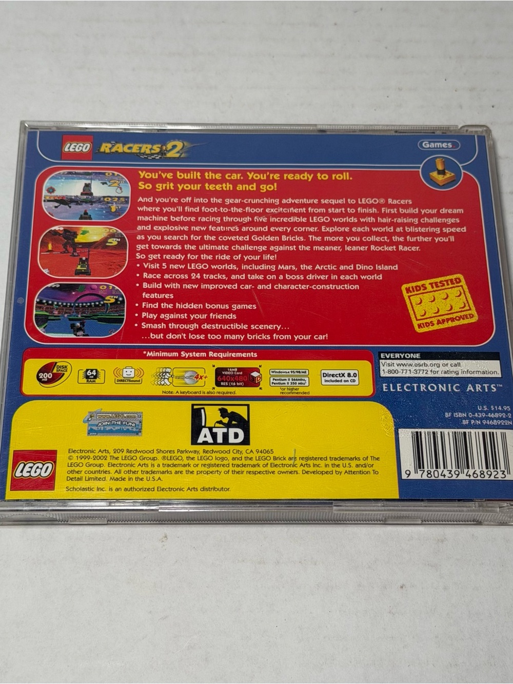 Vintage 2000s Lego Racers 2 PC Computer Racing Video Game - Picture 3 of 4